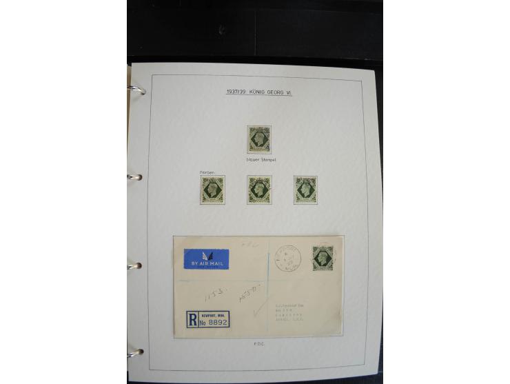1840/2009, postfrische, ungebrauchte und gestempelte umfangreiche Sammlung, dabei Farbnuancen, Einheiten, Bogenrekonstruktion