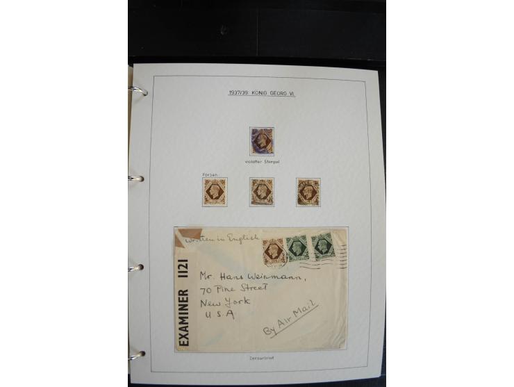 1840/2009, postfrische, ungebrauchte und gestempelte umfangreiche Sammlung, dabei Farbnuancen, Einheiten, Bogenrekonstruktion