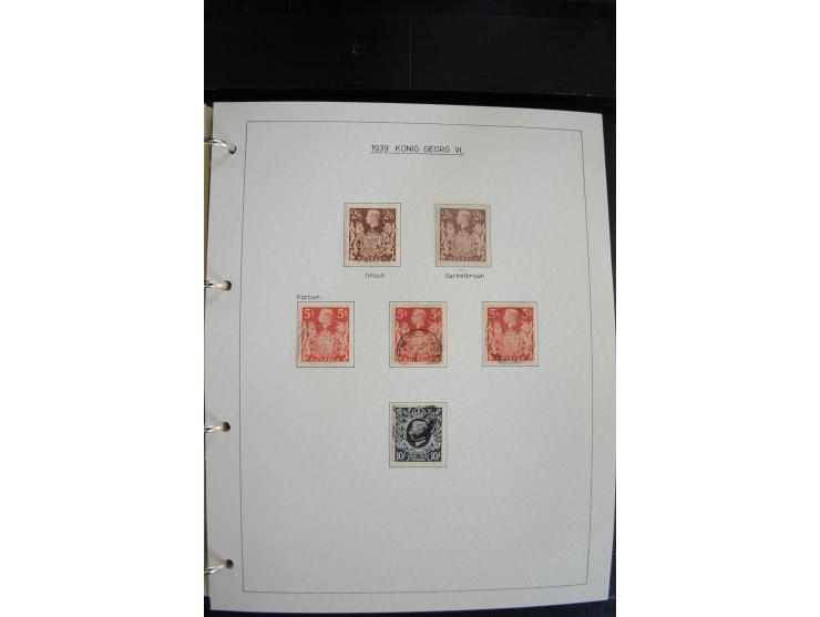 1840/2009, postfrische, ungebrauchte und gestempelte umfangreiche Sammlung, dabei Farbnuancen, Einheiten, Bogenrekonstruktion