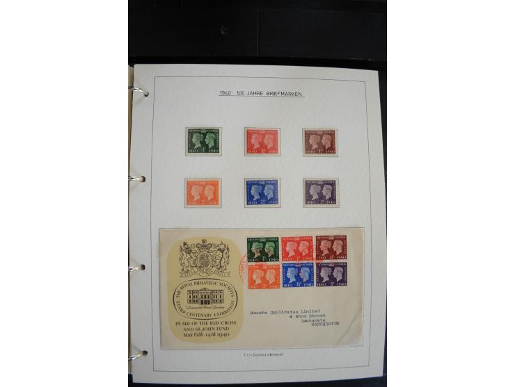 1840/2009, postfrische, ungebrauchte und gestempelte umfangreiche Sammlung, dabei Farbnuancen, Einheiten, Bogenrekonstruktion