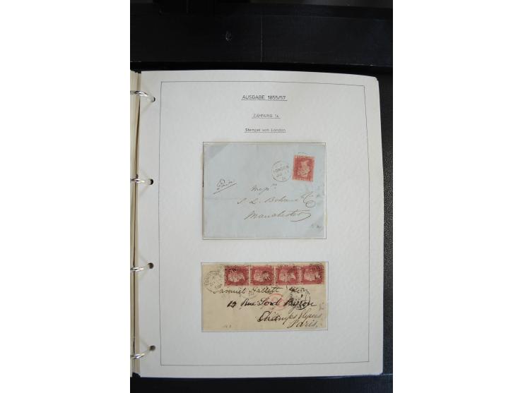 1840/2009, postfrische, ungebrauchte und gestempelte umfangreiche Sammlung, dabei Farbnuancen, Einheiten, Bogenrekonstruktion