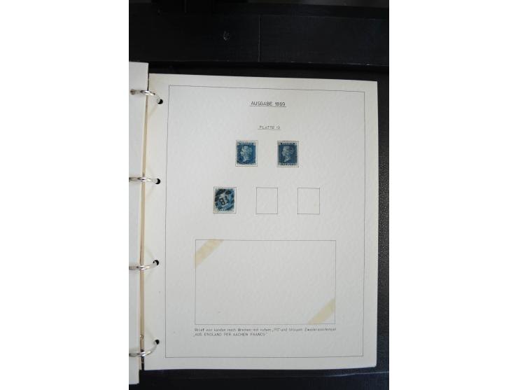 1840/2009, postfrische, ungebrauchte und gestempelte umfangreiche Sammlung, dabei Farbnuancen, Einheiten, Bogenrekonstruktion
