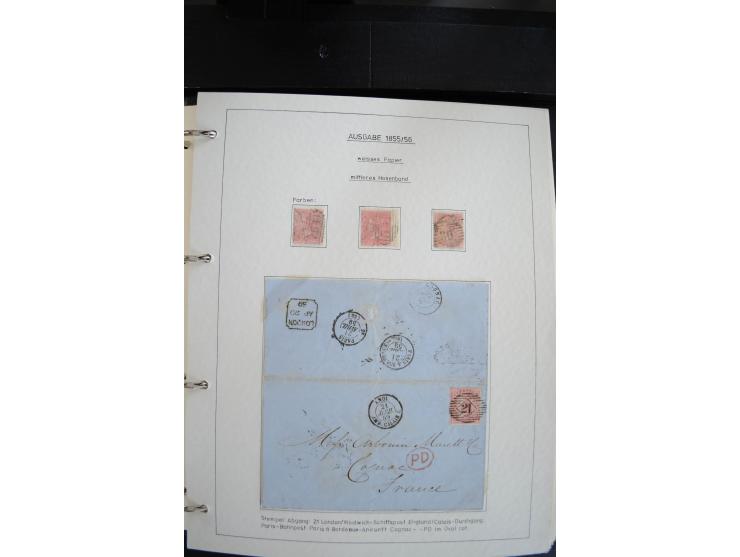 1840/2009, postfrische, ungebrauchte und gestempelte umfangreiche Sammlung, dabei Farbnuancen, Einheiten, Bogenrekonstruktion