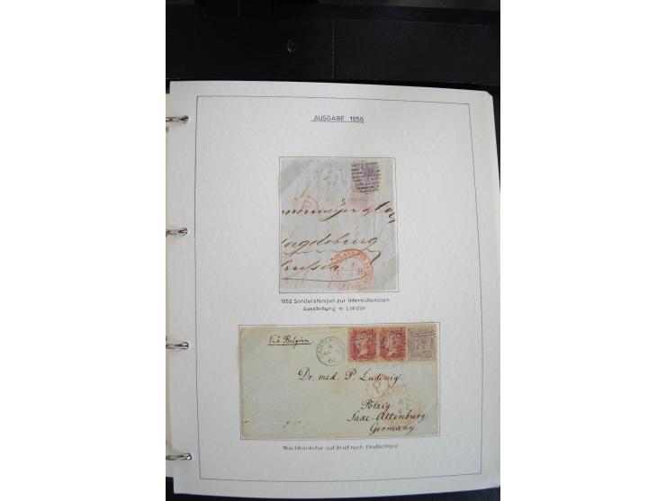 1840/2009, postfrische, ungebrauchte und gestempelte umfangreiche Sammlung, dabei Farbnuancen, Einheiten, Bogenrekonstruktion