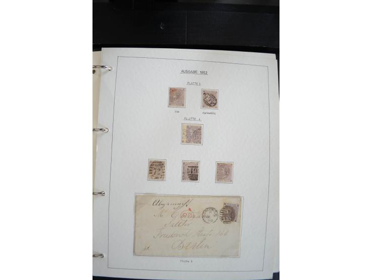 1840/2009, postfrische, ungebrauchte und gestempelte umfangreiche Sammlung, dabei Farbnuancen, Einheiten, Bogenrekonstruktion