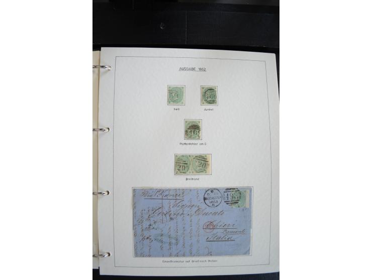 1840/2009, postfrische, ungebrauchte und gestempelte umfangreiche Sammlung, dabei Farbnuancen, Einheiten, Bogenrekonstruktion