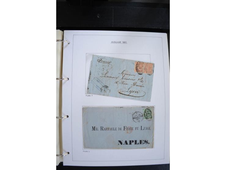 1840/2009, postfrische, ungebrauchte und gestempelte umfangreiche Sammlung, dabei Farbnuancen, Einheiten, Bogenrekonstruktion