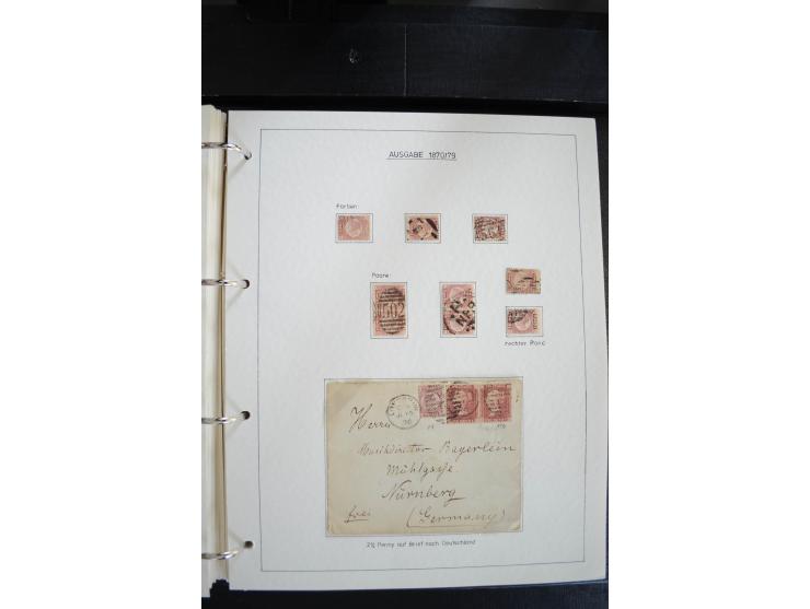 1840/2009, postfrische, ungebrauchte und gestempelte umfangreiche Sammlung, dabei Farbnuancen, Einheiten, Bogenrekonstruktion