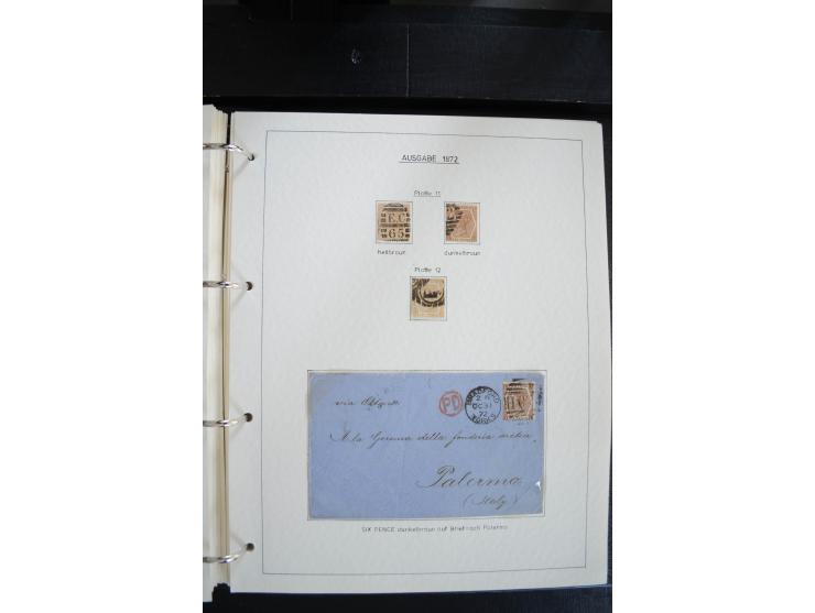 1840/2009, postfrische, ungebrauchte und gestempelte umfangreiche Sammlung, dabei Farbnuancen, Einheiten, Bogenrekonstruktion