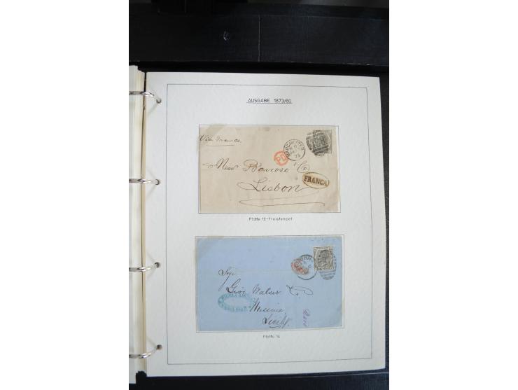 1840/2009, postfrische, ungebrauchte und gestempelte umfangreiche Sammlung, dabei Farbnuancen, Einheiten, Bogenrekonstruktion