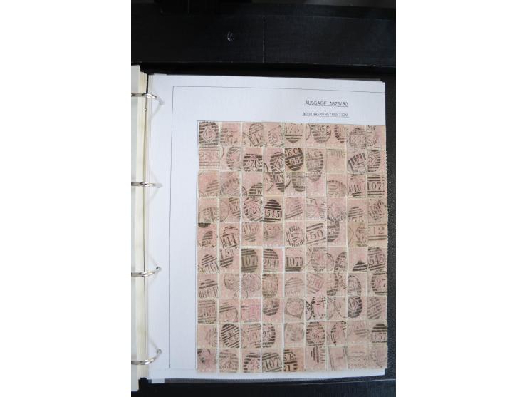 1840/2009, postfrische, ungebrauchte und gestempelte umfangreiche Sammlung, dabei Farbnuancen, Einheiten, Bogenrekonstruktion