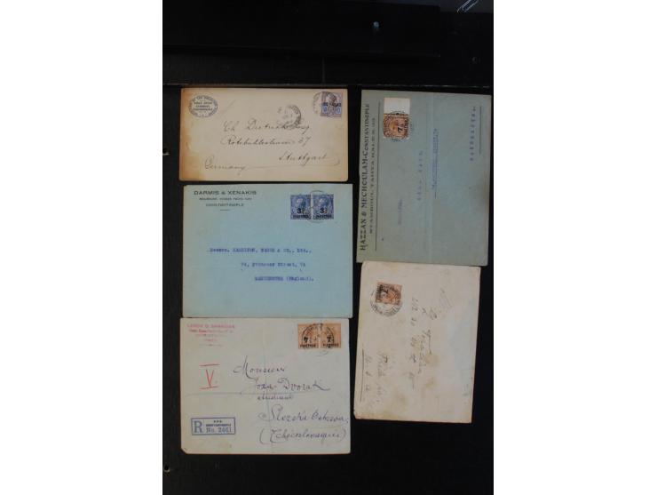 1885/1957, ungebrauchte und gestempelte Sammlung Post in Marokko, Post in der Türkei und Tanger, dabei bessere Ausgaben, dazu
