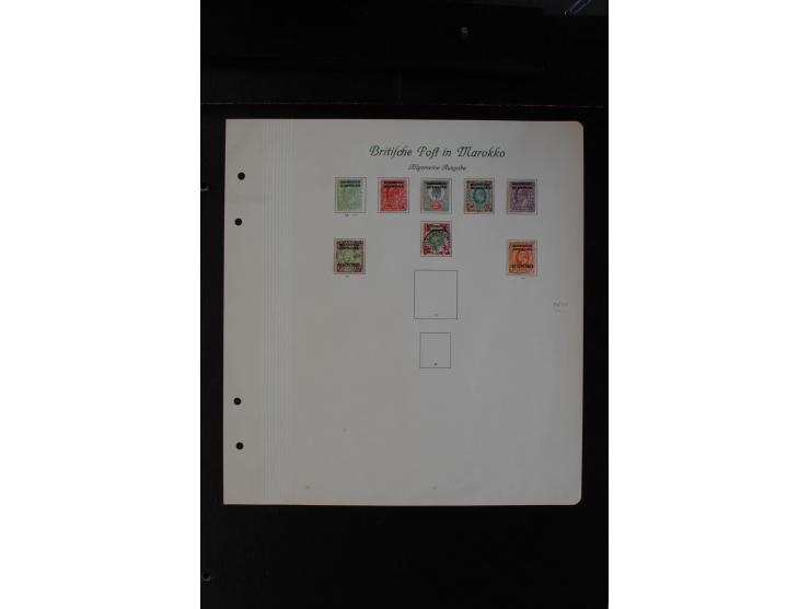 1885/1957, ungebrauchte und gestempelte Sammlung Post in Marokko, Post in der Türkei und Tanger, dabei bessere Ausgaben, dazu
