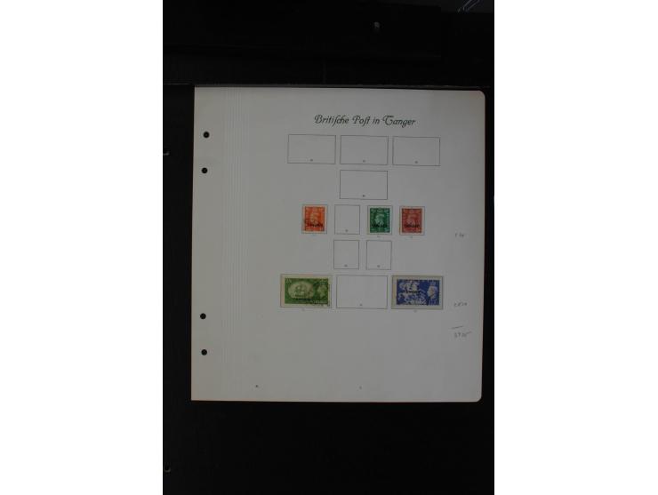 1885/1957, ungebrauchte und gestempelte Sammlung Post in Marokko, Post in der Türkei und Tanger, dabei bessere Ausgaben, dazu