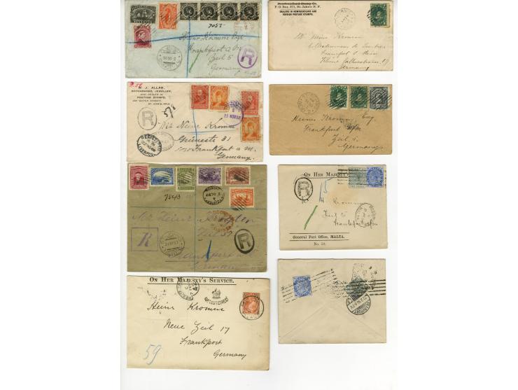 1890/1933 (ca.), 23 Briefe und Karten, dabei viel Reco