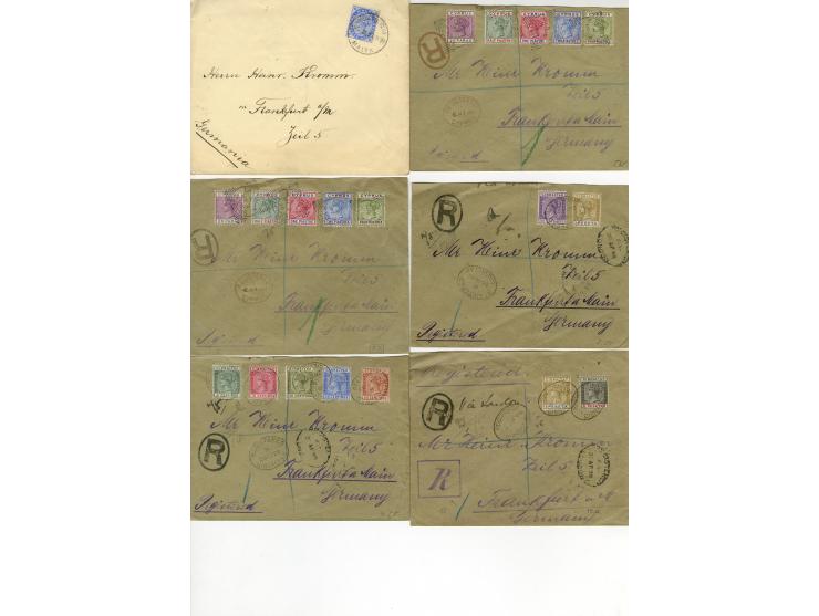 1890/1933 (ca.), 23 Briefe und Karten, dabei viel Reco