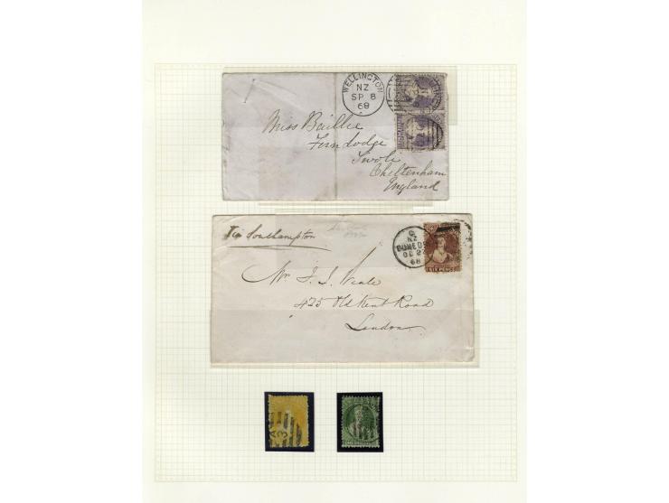 1854/1928, sehr schöne gestempelte Sammlung, dabei Tasmanien Mi.-Nr. 2a, Westaustralien Mi.-Nr. 1B, zwei lose Werte und ein P