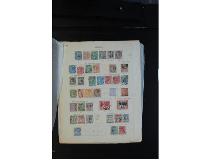 1860/1948 (ca.), ungebrauchte und gestempelte kleine Sammlung auf Vordruckblättern und Steckkarten, ex Sammlung "Frankfurt"
