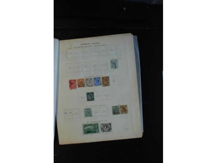 1860/1948 (ca.), ungebrauchte und gestempelte kleine Sammlung auf Vordruckblättern und Steckkarten, ex Sammlung "Frankfurt"