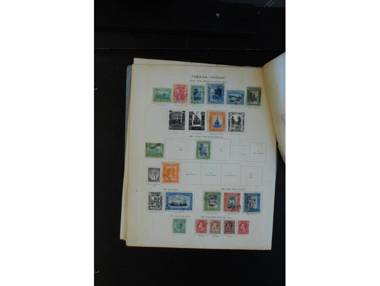 1860/1948 (ca.), ungebrauchte und gestempelte kleine Sammlung auf Vordruckblättern und Steckkarten, ex Sammlung "Frankfurt"