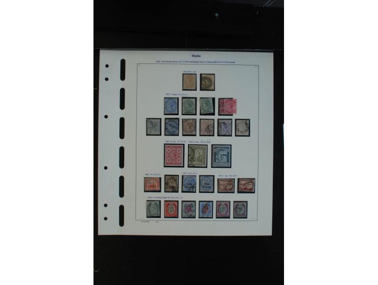 1863/1966, postfrische, ungebrauchte und gestempelte Sammlung mit mittleren Ausgaben