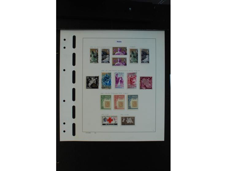 1863/1966, postfrische, ungebrauchte und gestempelte Sammlung mit mittleren Ausgaben