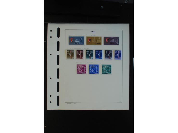1863/1966, postfrische, ungebrauchte und gestempelte Sammlung mit mittleren Ausgaben