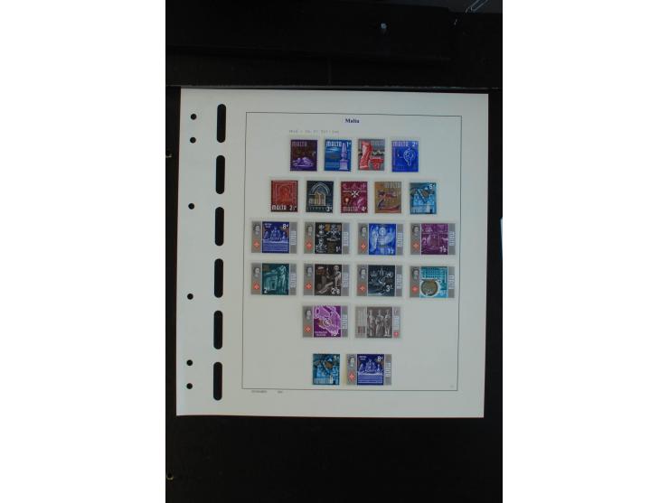 1863/1966, postfrische, ungebrauchte und gestempelte Sammlung mit mittleren Ausgaben