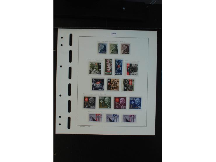 1863/1966, postfrische, ungebrauchte und gestempelte Sammlung mit mittleren Ausgaben