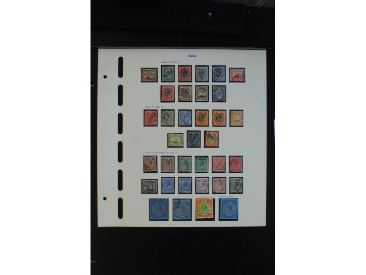 1863/1966, postfrische, ungebrauchte und gestempelte Sammlung mit mittleren Ausgaben