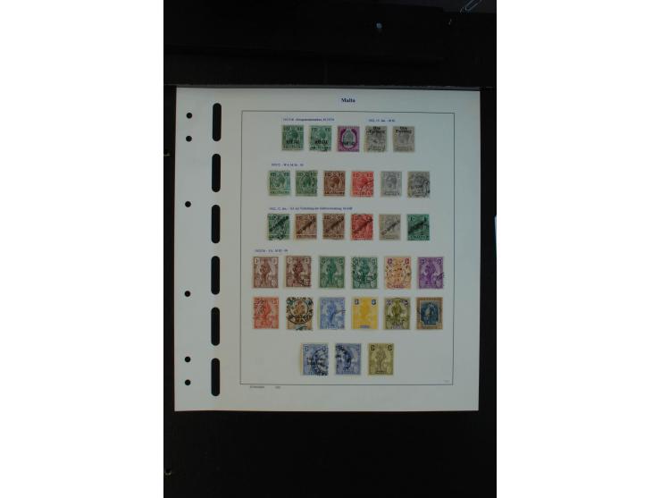 1863/1966, postfrische, ungebrauchte und gestempelte Sammlung mit mittleren Ausgaben