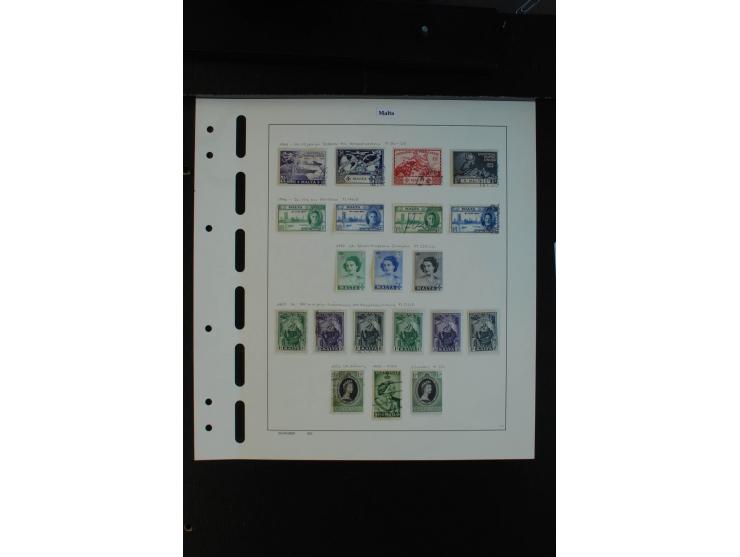 1863/1966, postfrische, ungebrauchte und gestempelte Sammlung mit mittleren Ausgaben