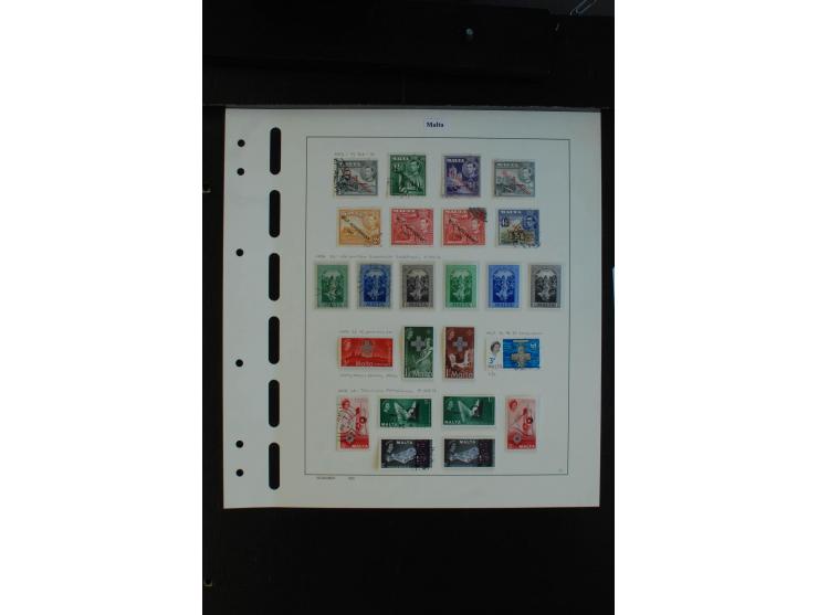 1863/1966, postfrische, ungebrauchte und gestempelte Sammlung mit mittleren Ausgaben