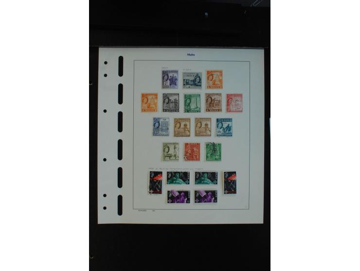 1863/1966, postfrische, ungebrauchte und gestempelte Sammlung mit mittleren Ausgaben