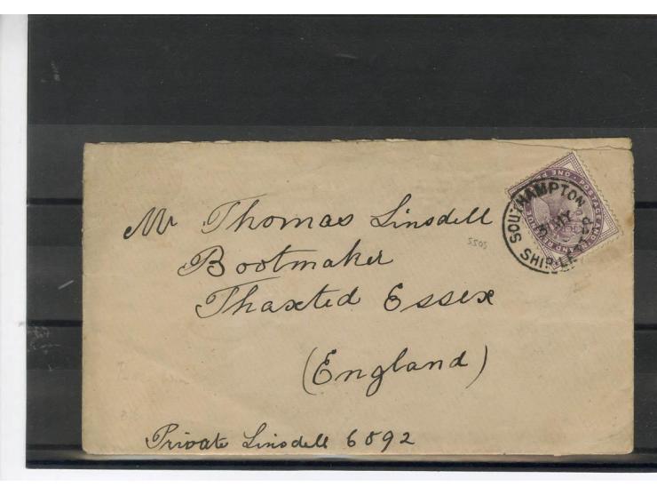 1899/1900, interessante Partie von 12 Briefen bzw. Karten, dabei Zensuren u.a. "Geopend inder Krijgswet", Australisches sowie