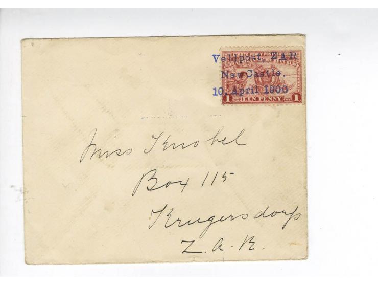 1899/1900, interessante Partie von 12 Briefen bzw. Karten, dabei Zensuren u.a. "Geopend inder Krijgswet", Australisches sowie