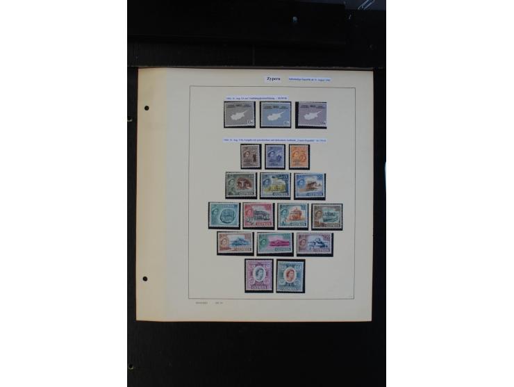 1880/1966, postfrische und gestempelte Sammlung mit u.a. Mi.-Nr. 179-93, Bl.1 etc.