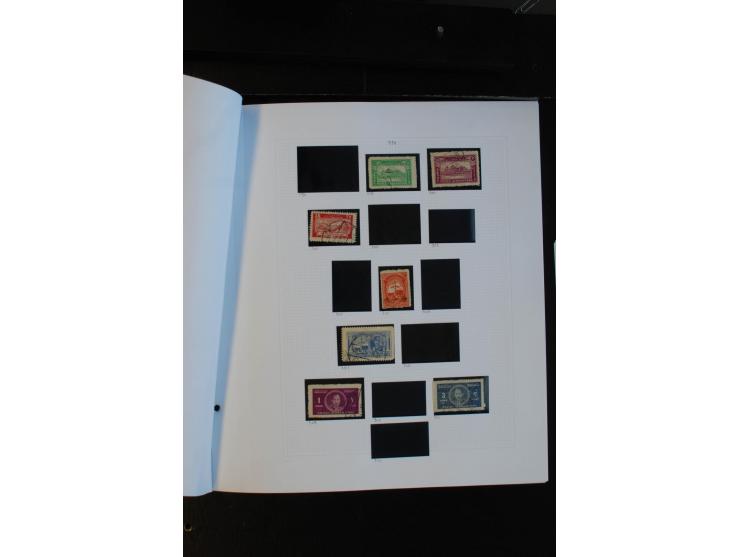 1870/1950, ungebrauchte und gestempelte Sammlung auf selbstgestalteten Albumblättern