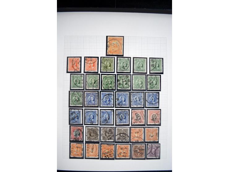 1878/1940, kleine gestempelte Sammlung, dabei Mi.-Nr. 2-3(3), meist gute Erhaltung