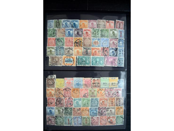 1885/1940 (ca.), ungebrauchter und gestempelter Bestand, dabei Lokalausgaben, Gebiete, etwas Japan und Korea, auf Steckkarten