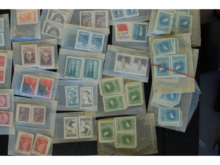 1940/53 (ca.), Bestand, meist ungebraucht ohne Gummi (wie verausgabt), teils in großen Mengen, dabei auch Bürgerkriegsausgabe