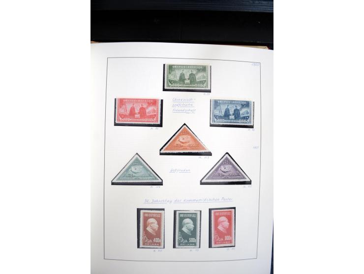 1949/82, postfrische und gestempelte Sammlung mit vielen besseren und kpl. Ausgaben, Blocks und Besonderheiten, dabei u.a. po