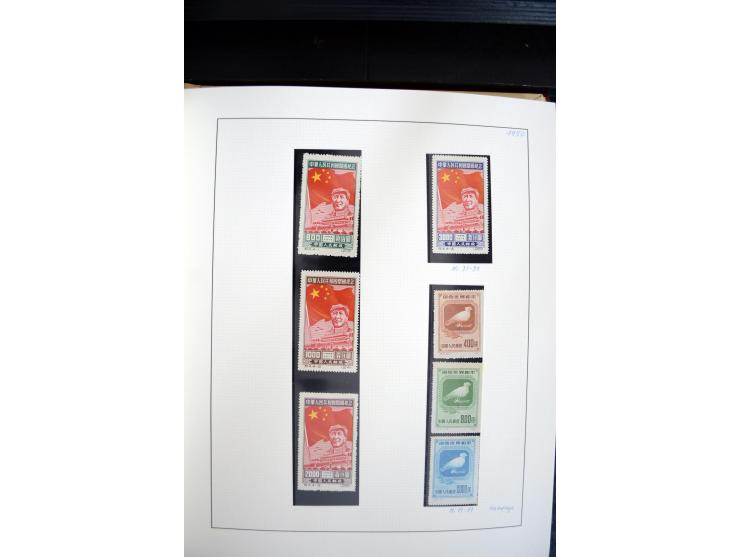 1949/82, postfrische und gestempelte Sammlung mit vielen besseren und kpl. Ausgaben, Blocks und Besonderheiten, dabei u.a. po