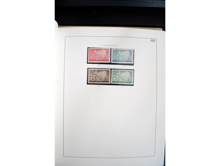 1949/82, postfrische und gestempelte Sammlung mit vielen besseren und kpl. Ausgaben, Blocks und Besonderheiten, dabei u.a. po