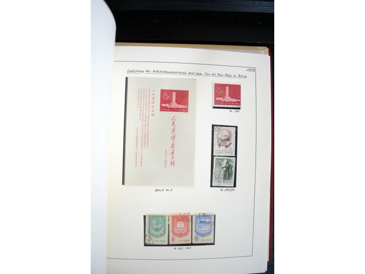 1949/82, postfrische und gestempelte Sammlung mit vielen besseren und kpl. Ausgaben, Blocks und Besonderheiten, dabei u.a. po