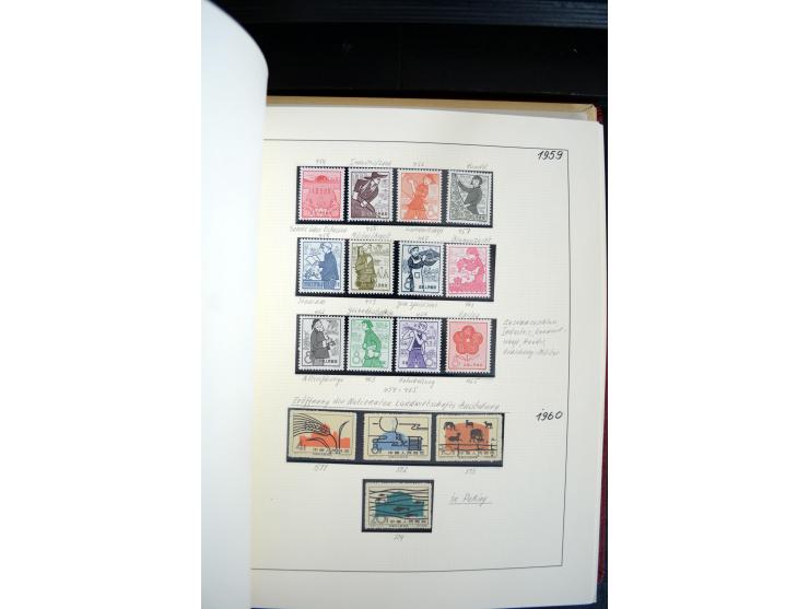 1949/82, postfrische und gestempelte Sammlung mit vielen besseren und kpl. Ausgaben, Blocks und Besonderheiten, dabei u.a. po