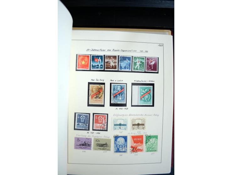 1949/82, postfrische und gestempelte Sammlung mit vielen besseren und kpl. Ausgaben, Blocks und Besonderheiten, dabei u.a. po
