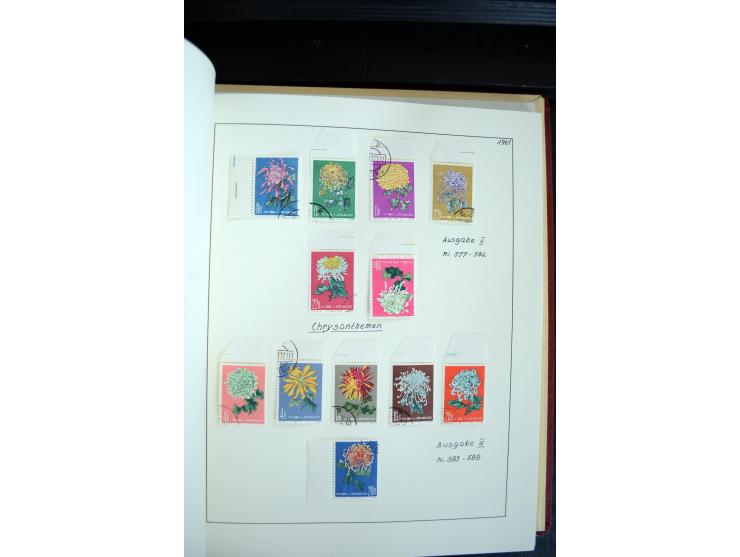 1949/82, postfrische und gestempelte Sammlung mit vielen besseren und kpl. Ausgaben, Blocks und Besonderheiten, dabei u.a. po