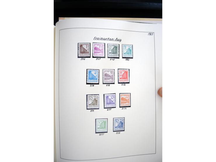 1949/82, postfrische und gestempelte Sammlung mit vielen besseren und kpl. Ausgaben, Blocks und Besonderheiten, dabei u.a. po