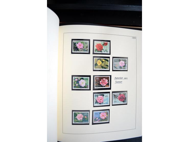 1949/82, postfrische und gestempelte Sammlung mit vielen besseren und kpl. Ausgaben, Blocks und Besonderheiten, dabei u.a. po